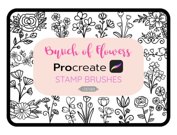 Floral Bouquet Procreate Stamp Brush: A Creative Tool for Digital Artists and DIY Enthusiasts
