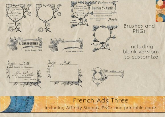 French Ads Three Affinity Brush Set