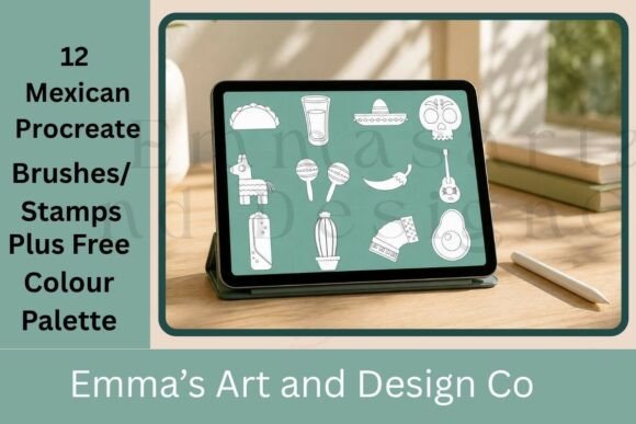 Mexican Procreate Stamps: Boost Your Digital Art with Cultural Flair