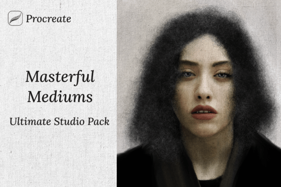 Procreate Masterful Mediums Studio: Bringing Traditional Texture to Digital Illustration